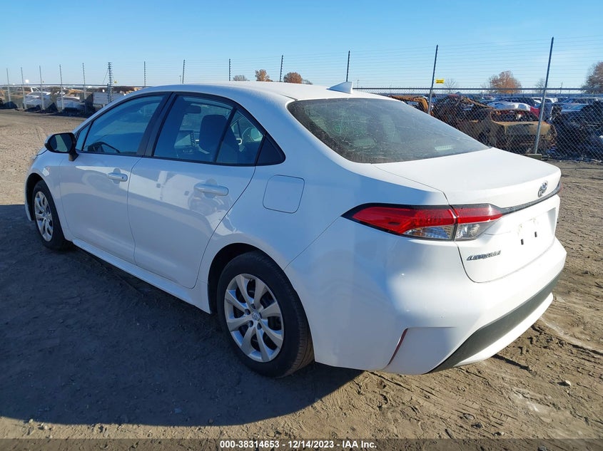 VIN 5YFEPMAE2NP325779 2022 TOYOTA COROLLA LE