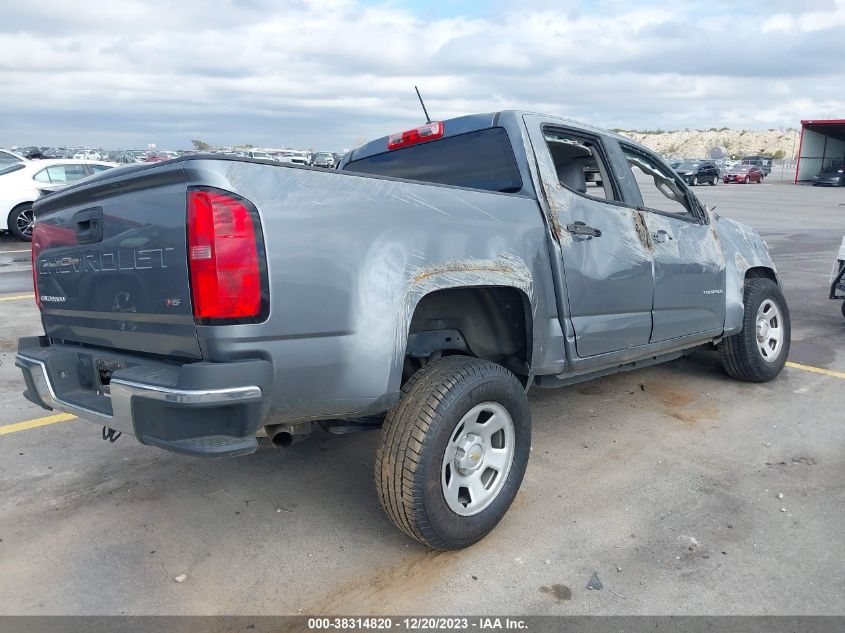 VIN 1GCGSBENXM1162498 2021 CHEVROLET COLORADO