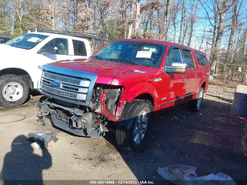 2013 FORD F-150 PLATINUM - 1FTFW1ET9DFB80891