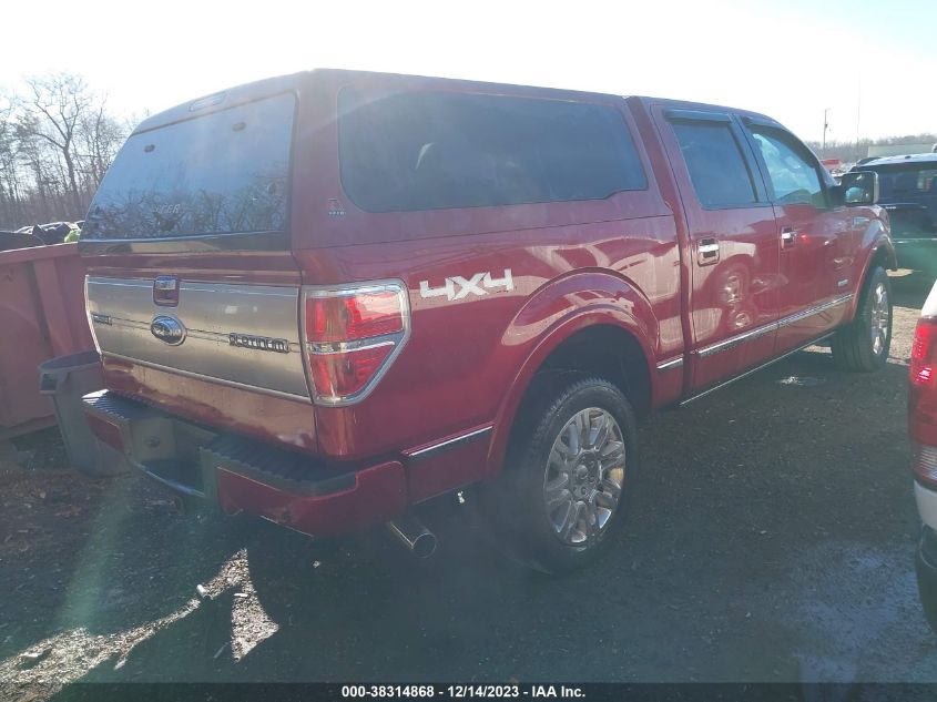 2013 FORD F-150 PLATINUM - 1FTFW1ET9DFB80891