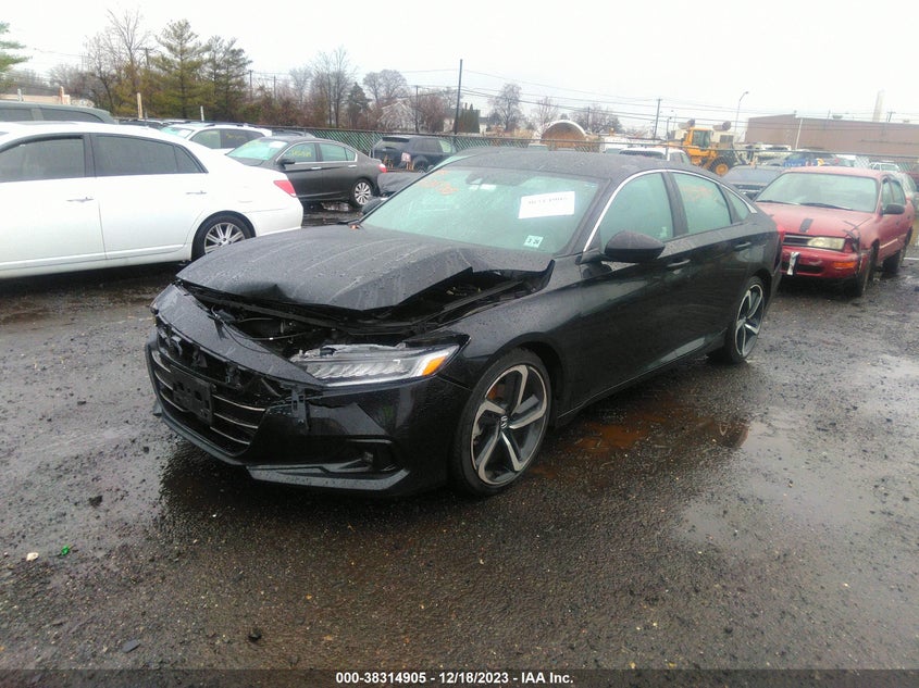 VIN 1HGCV1F33MA044517 2021 HONDA ACCORD SPORT