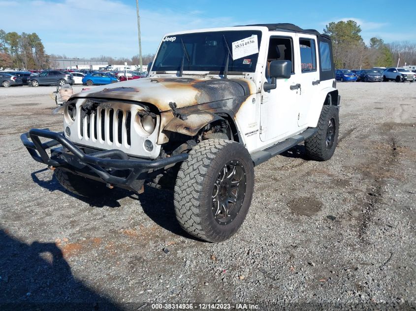 2014 JEEP WRANGLER UNLIMITED SAHARA - 1C4HJWEG3EL104562