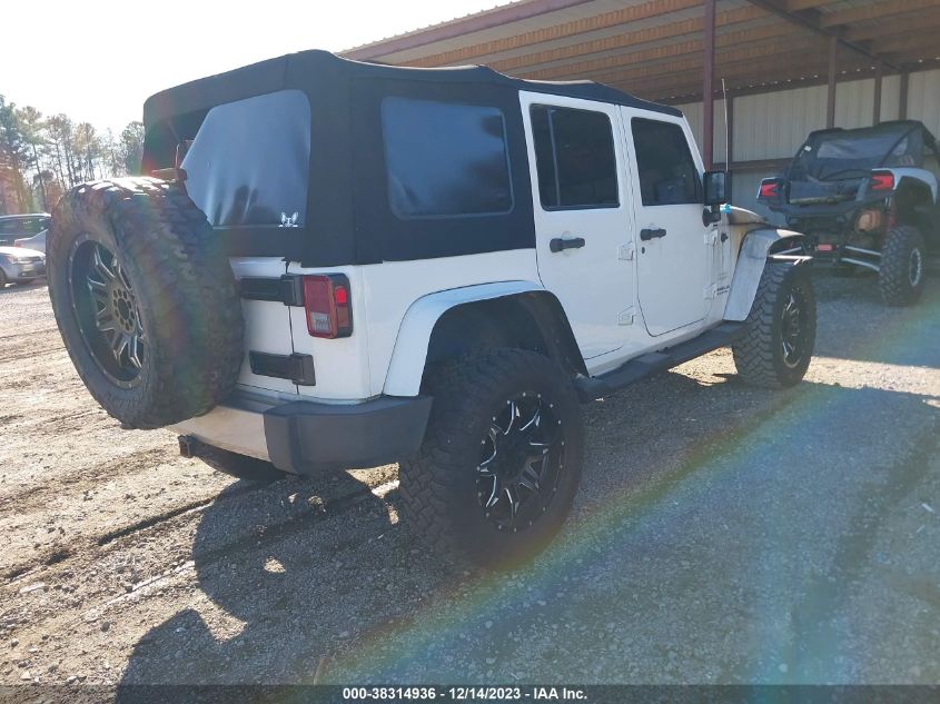 2014 JEEP WRANGLER UNLIMITED SAHARA - 1C4HJWEG3EL104562