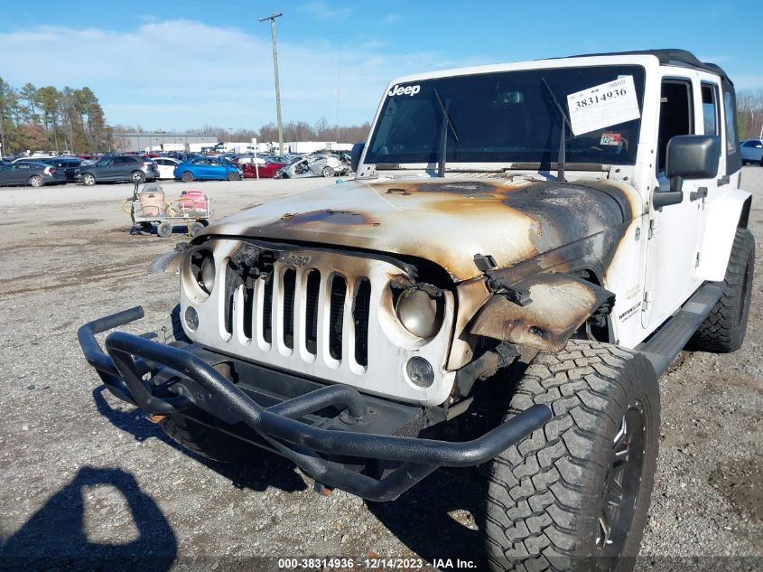 2014 JEEP WRANGLER UNLIMITED SAHARA - 1C4HJWEG3EL104562