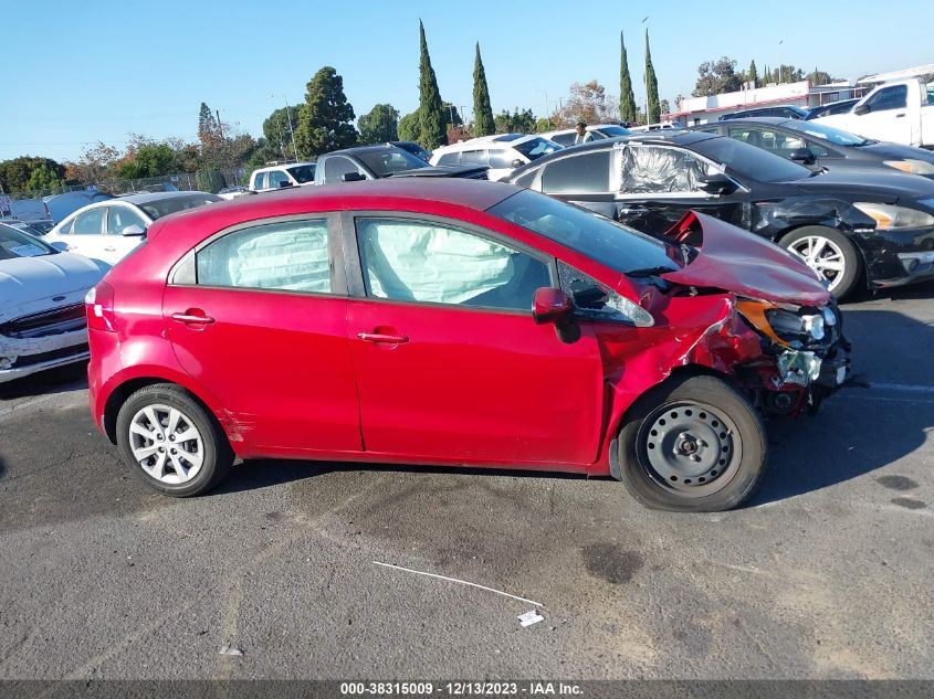 2013 KIA RIO LX - KNADM5A38D6316287
