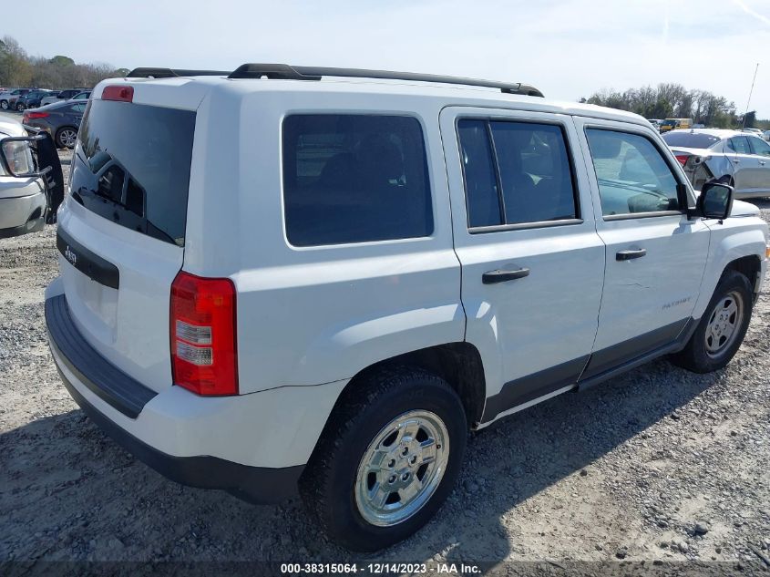 2013 JEEP PATRIOT SPORT - 1C4NJPBB1DD251022