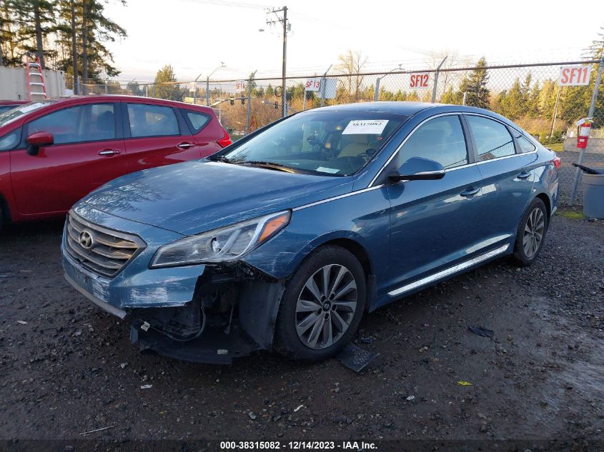 2015 HYUNDAI SONATA SPORT - 5NPE34AF0FH117421