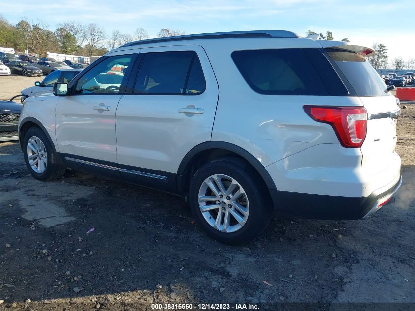 2016 FORD EXPLORER XLT - 1FM5K7D86GGA38564
