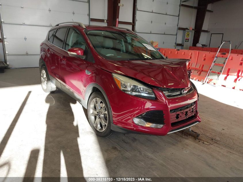 Lot #2539237852 2015 FORD ESCAPE TITANIUM salvage car