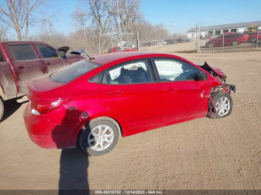 2013 HYUNDAI ACCENT GLS - KMHCT4AE1DU552655