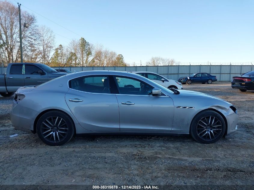 2014 MASERATI GHIBLI ZAM57XSA1E1125117