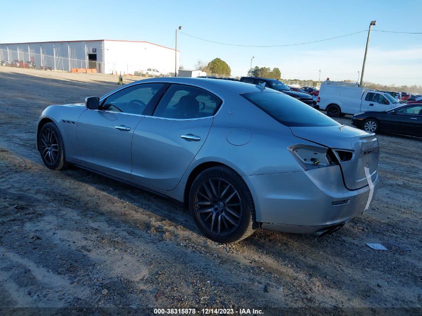 2014 MASERATI GHIBLI ZAM57XSA1E1125117