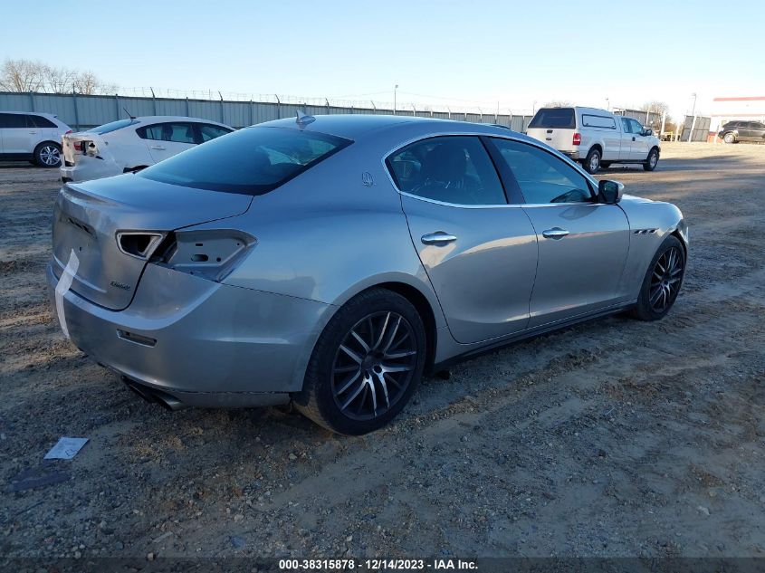 2014 MASERATI GHIBLI ZAM57XSA1E1125117