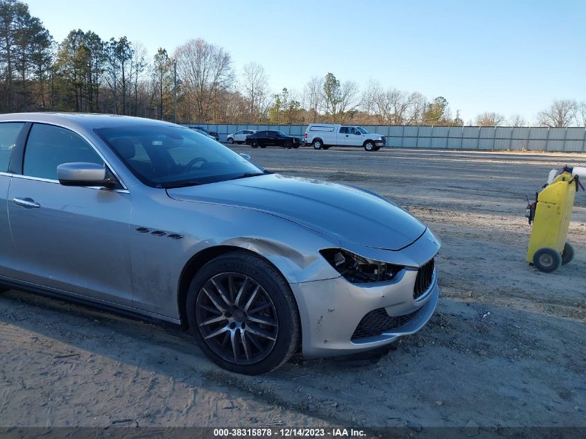 2014 MASERATI GHIBLI ZAM57XSA1E1125117
