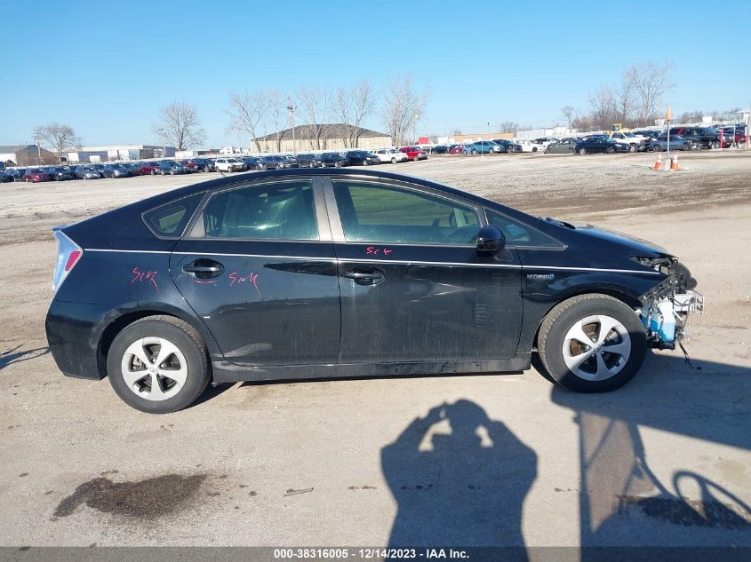 2013 TOYOTA PRIUS TWO - JTDKN3DU6D5586172