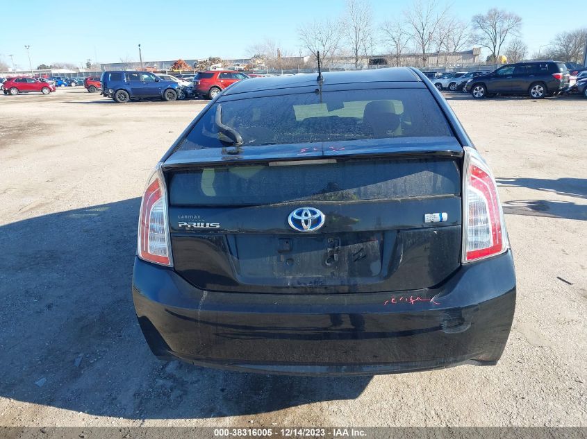 2013 TOYOTA PRIUS TWO - JTDKN3DU6D5586172