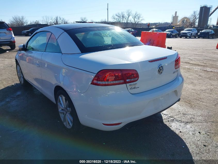 2014 VOLKSWAGEN EOS KOMFORT WVWBW8AH2EV004250
