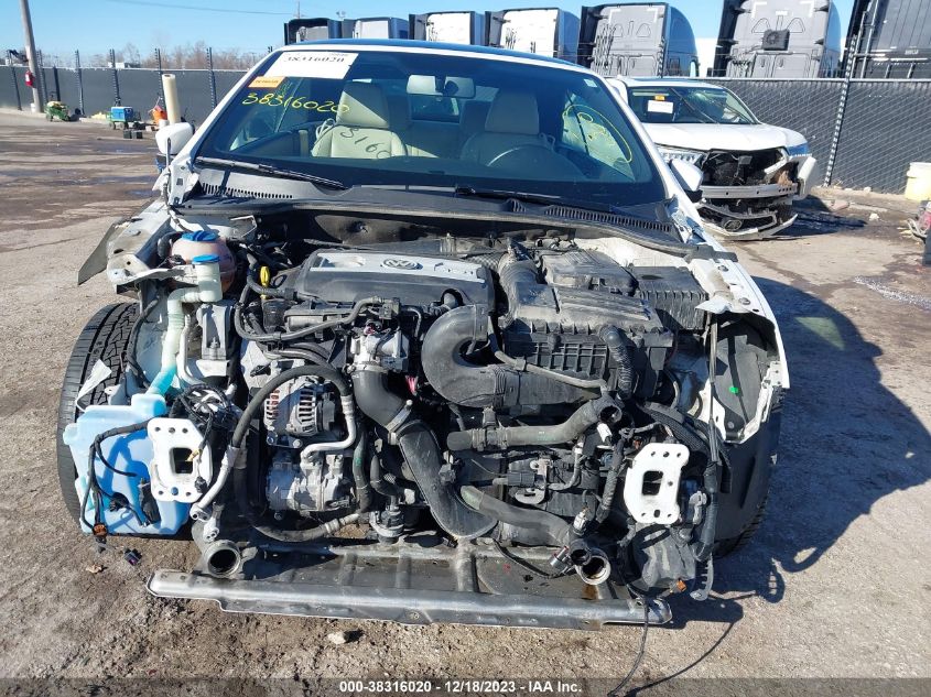 2014 VOLKSWAGEN EOS KOMFORT WVWBW8AH2EV004250