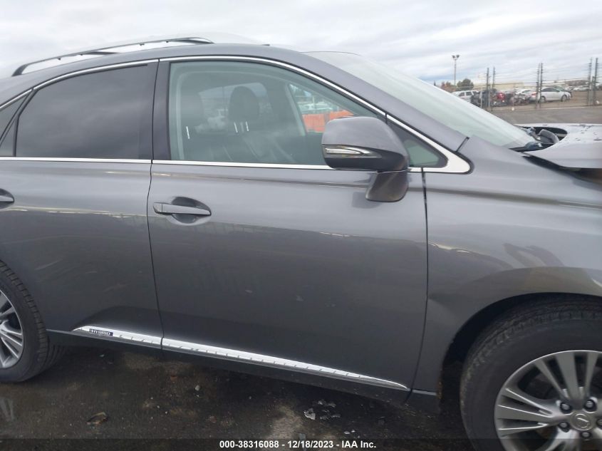 2013 LEXUS RX 450H - JTJBC1BA0D2059021