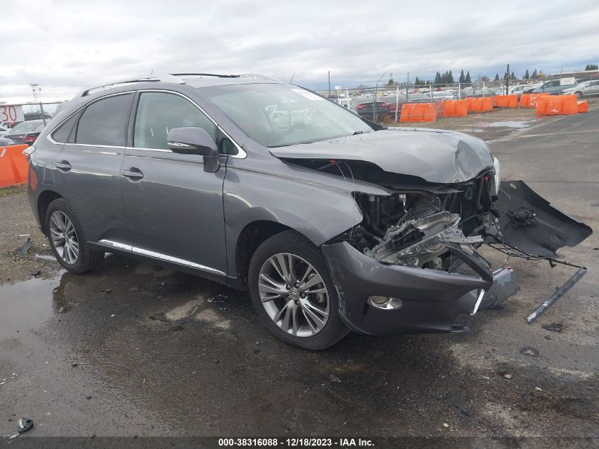 2013 LEXUS RX 450H - JTJBC1BA0D2059021