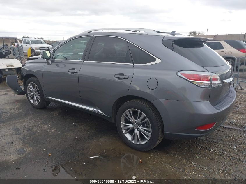 2013 LEXUS RX 450H - JTJBC1BA0D2059021