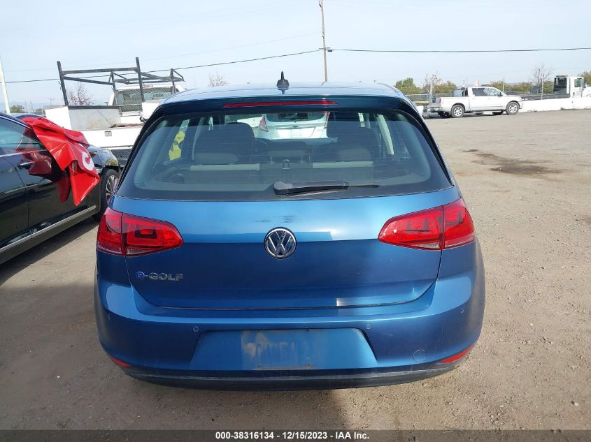 2015 VOLKSWAGEN E-GOLF LIMITED EDITION - WVWKP7AU3FW906938