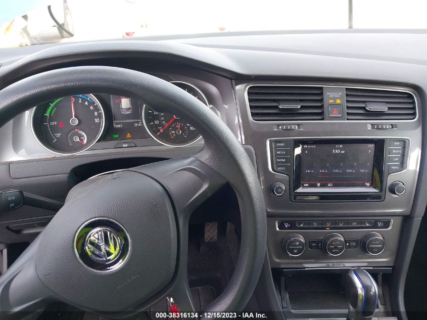 2015 VOLKSWAGEN E-GOLF LIMITED EDITION - WVWKP7AU3FW906938