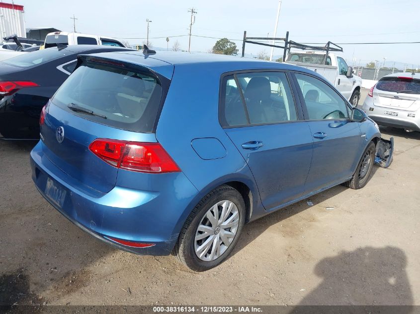 2015 VOLKSWAGEN E-GOLF LIMITED EDITION - WVWKP7AU3FW906938
