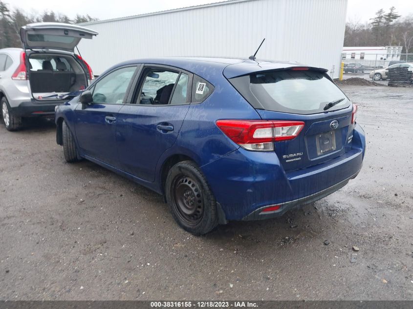 2017 SUBARU IMPREZA - 4S3GTAA63H1741439