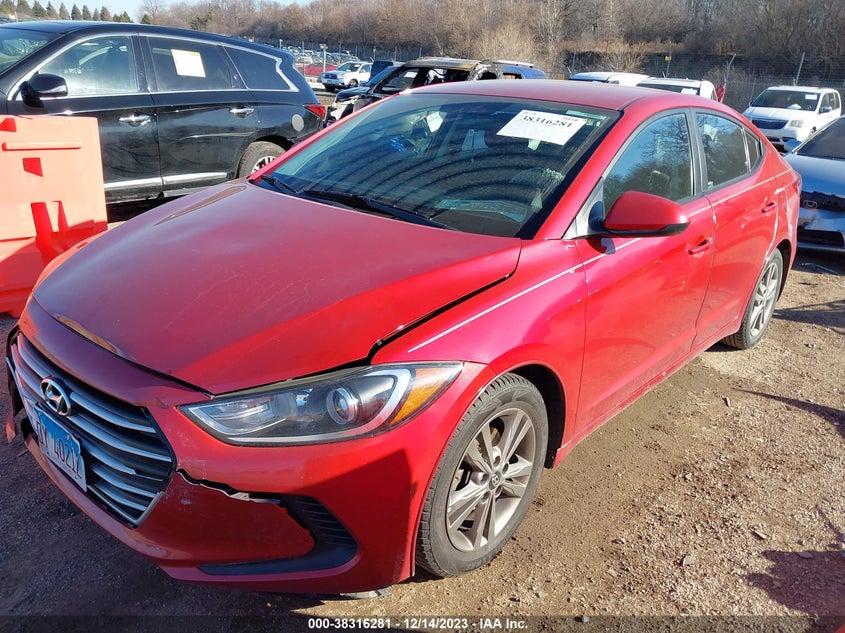 VIN 5NPD84LF2JH235893 2018 HYUNDAI ELANTRA SEL