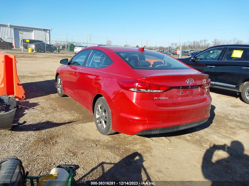 VIN 5NPD84LF2JH235893 2018 HYUNDAI ELANTRA SEL
