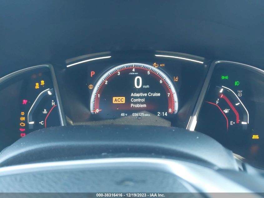 2019 HONDA CIVIC SPORT - 19XFC2F84KE201257