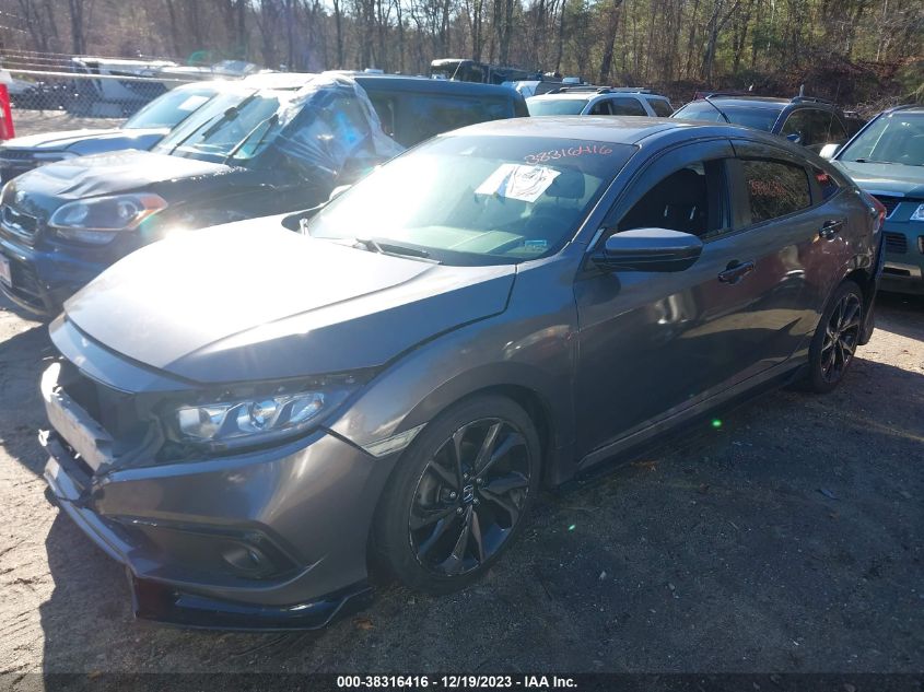 2019 HONDA CIVIC SPORT - 19XFC2F84KE201257