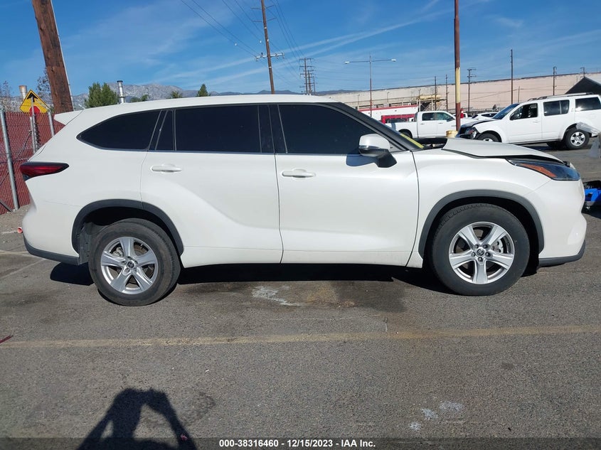 VIN 5TDZZRAH2MS517812 2021 TOYOTA HIGHLANDER LE