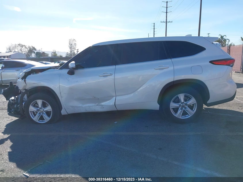 VIN 5TDZZRAH2MS517812 2021 TOYOTA HIGHLANDER LE