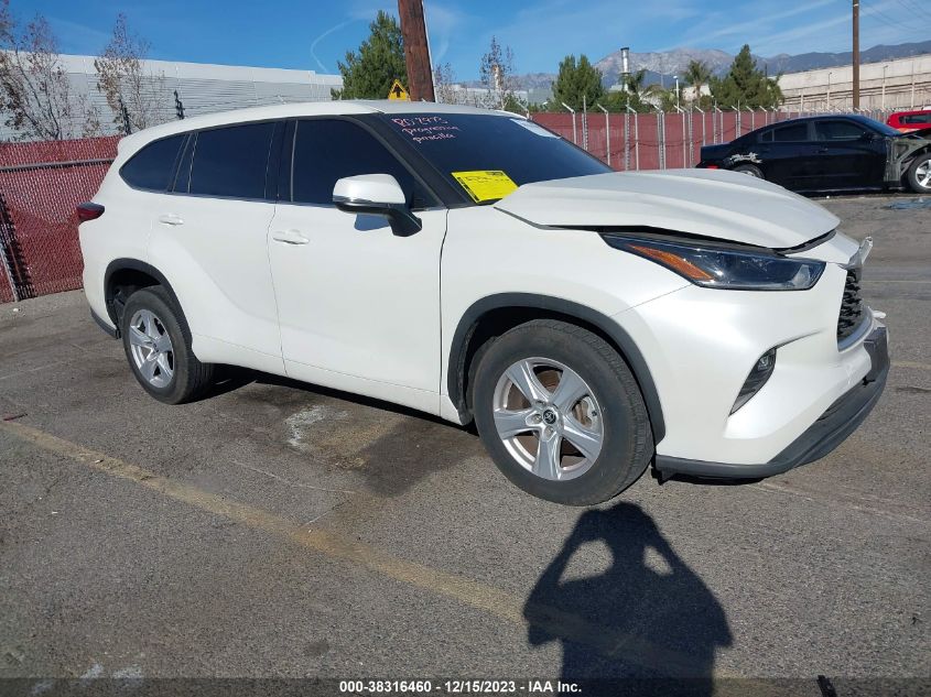 2021 TOYOTA HIGHLANDER LE - 5TDZZRAH2MS517812