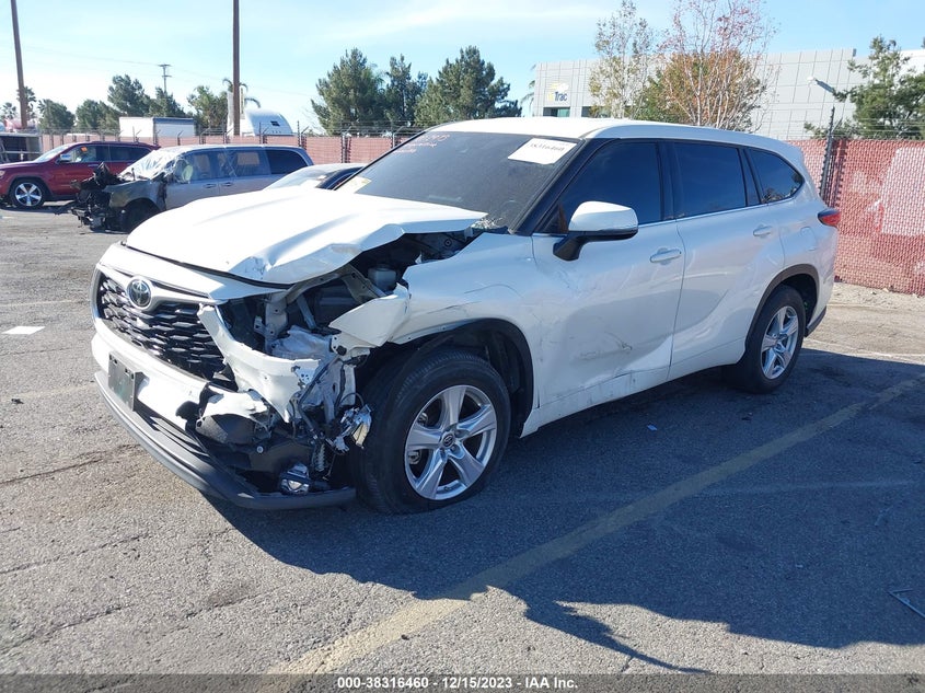 VIN 5TDZZRAH2MS517812 2021 TOYOTA HIGHLANDER LE