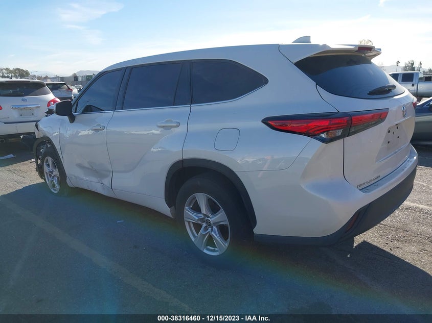 VIN 5TDZZRAH2MS517812 2021 TOYOTA HIGHLANDER LE