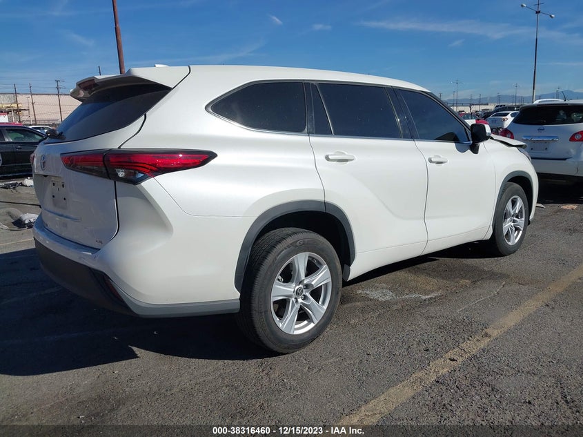 VIN 5TDZZRAH2MS517812 2021 TOYOTA HIGHLANDER LE