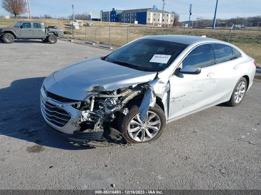 VIN 1G1ZD5ST2LF038372 2020 CHEVROLET MALIBU FWD LT