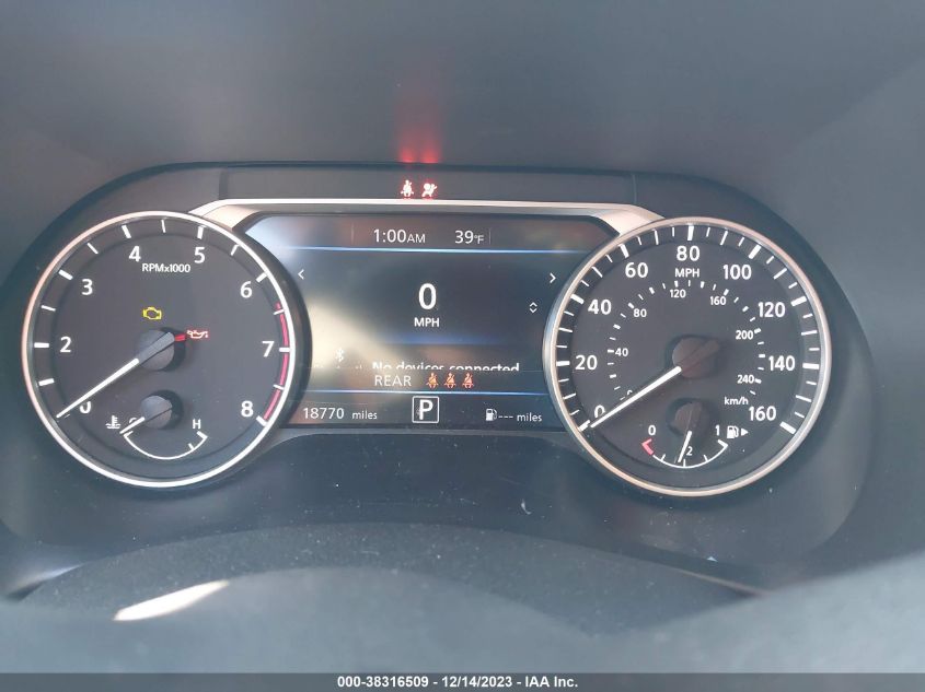 2022 NISSAN SENTRA SV XTRONIC CVT - 3N1AB8CV0NY300609