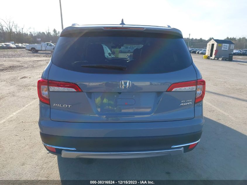 2022 HONDA PILOT AWD ELITE - 5FNYF6H08NB054440