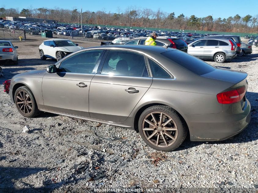 2014 AUDI A4 2.0T PREMIUM - WAUFFAFL5EN000518