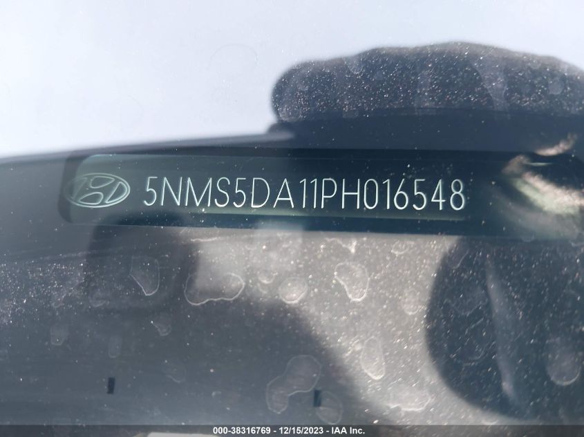 2023 HYUNDAI SANTA FE HYBRID LIMITED - 5NMS5DA11PH016548
