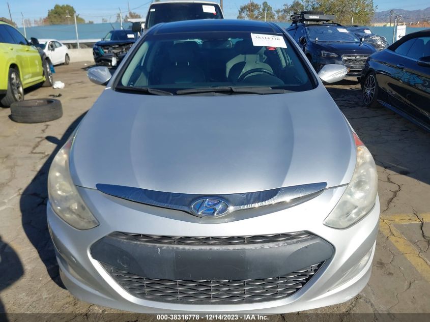 2013 HYUNDAI SONATA HYBRID LIMITED - KMHEC4A42DA076403