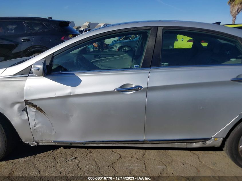 2013 HYUNDAI SONATA HYBRID LIMITED - KMHEC4A42DA076403
