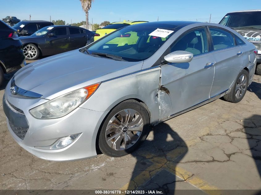 2013 HYUNDAI SONATA HYBRID LIMITED - KMHEC4A42DA076403
