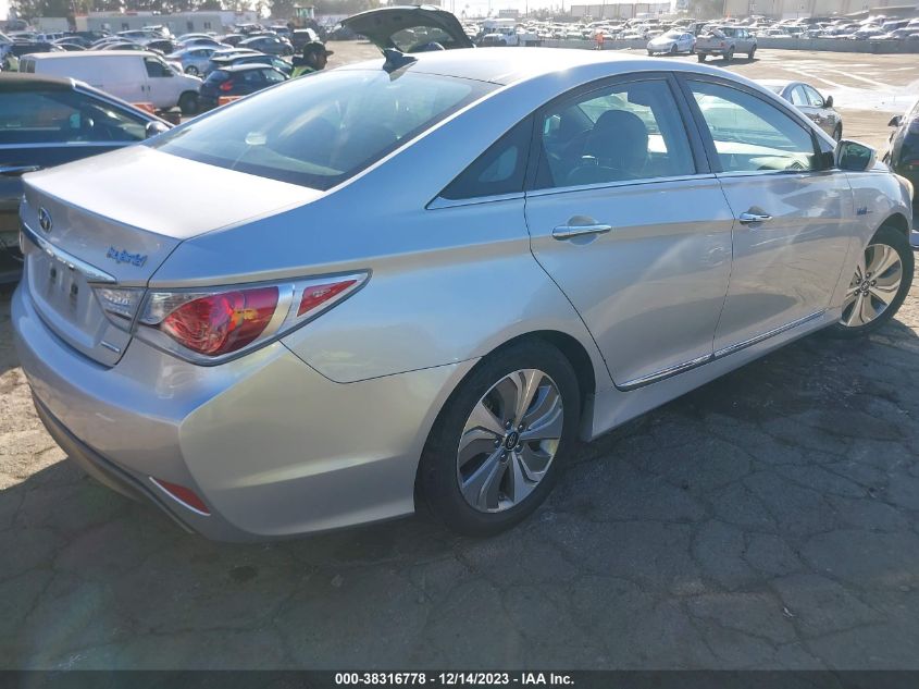 2013 HYUNDAI SONATA HYBRID LIMITED - KMHEC4A42DA076403