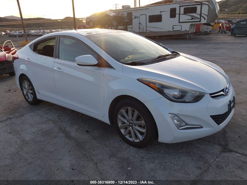 2015 HYUNDAI ELANTRA SE - 5NPDH4AE3FH587379