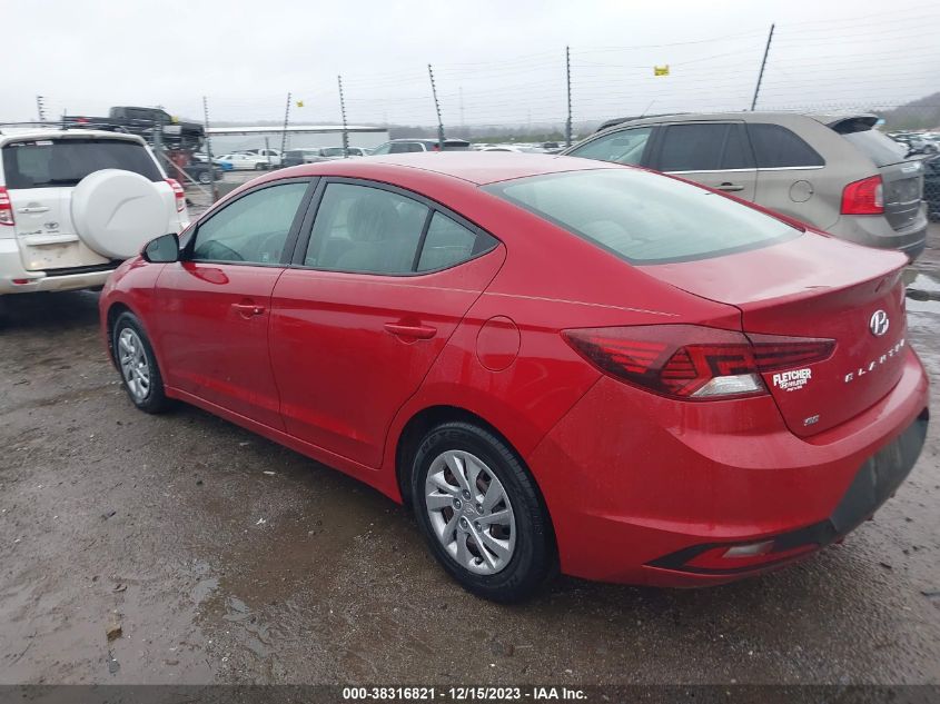 VIN KMHD74LF1KU762622 2019 HYUNDAI ELANTRA SE